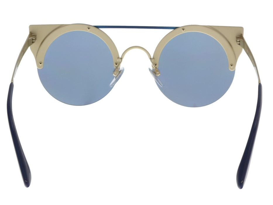 Bulgari BV6088 20206J Blue/ Pale Gold Cat eye Sunglasses