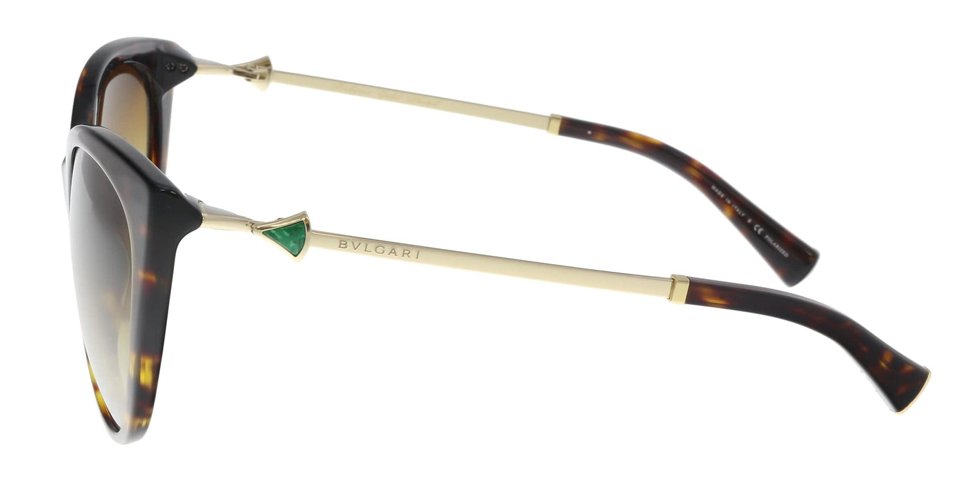 Bulgari BV8195KB 5193T5 Dark Havana Cat eye Sunglasses