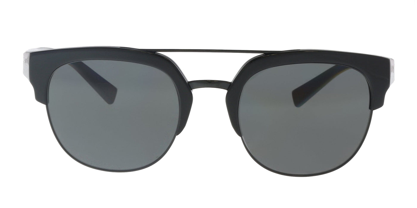 Dolce & Gabbana DG4317 501/87 Black Square Sunglasses