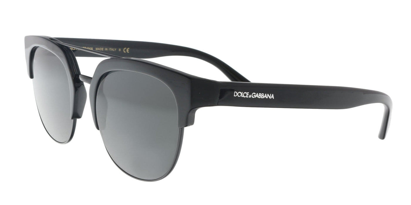 Dolce & Gabbana DG4317 501/87 Black Square Sunglasses