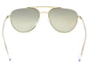 Prada PR 50US ZVN6O0 Pale Gold Aviator Sunglasses