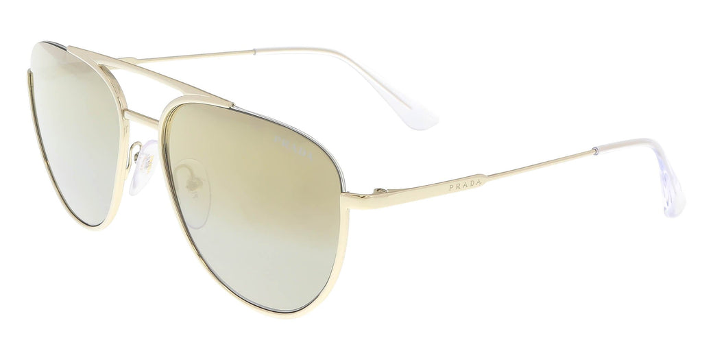 Prada  Pale Gold Aviator Sunglasses