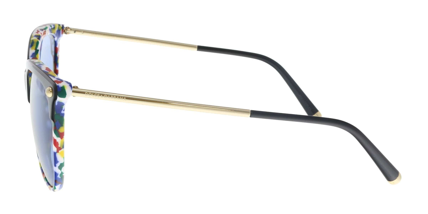Dolce & Gabbana DG4333 318172 Black Square Sunglasses