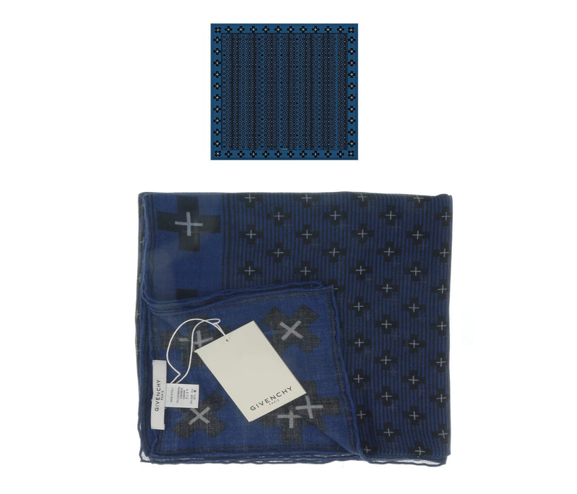 Givenchy 1212GV SD898 1 Navy Blue Scarf