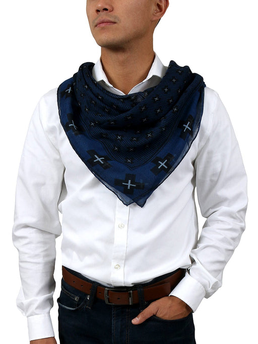 Givenchy 1212GV SD898 1 Navy Blue Scarf