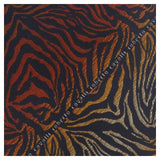 Roberto Cavalli ESZ021 01500 Gradient Orange Zebra Design Tie