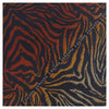 Roberto Cavalli ESZ021 01500 Gradient Orange Zebra Design Tie