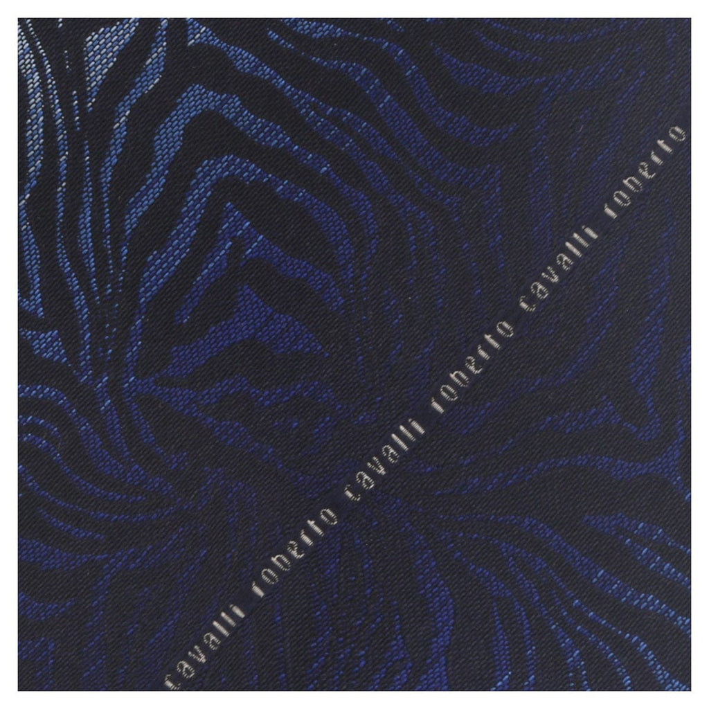 Roberto Cavalli ESZ021 04500 Blue Zebra Tie