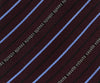 Roberto Cavalli ESZ042 D4216 Burgundy/ Blue Regimental Stripe Tie