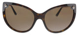 Dolce & Gabbana DG4337 502/73 Dark Havana Cat Eye Sunglasses