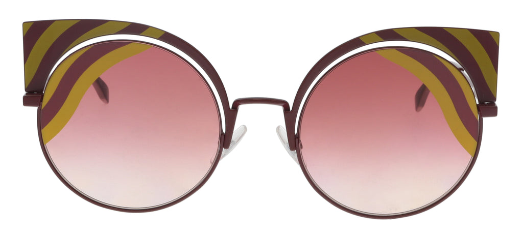 FENDI  Burgundy Cat eye Sunglasses