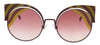 FENDI  Burgundy Cat eye Sunglasses