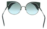 FENDI FF 0215/S  00KC- EQ Teal Cat eye Sunglasses