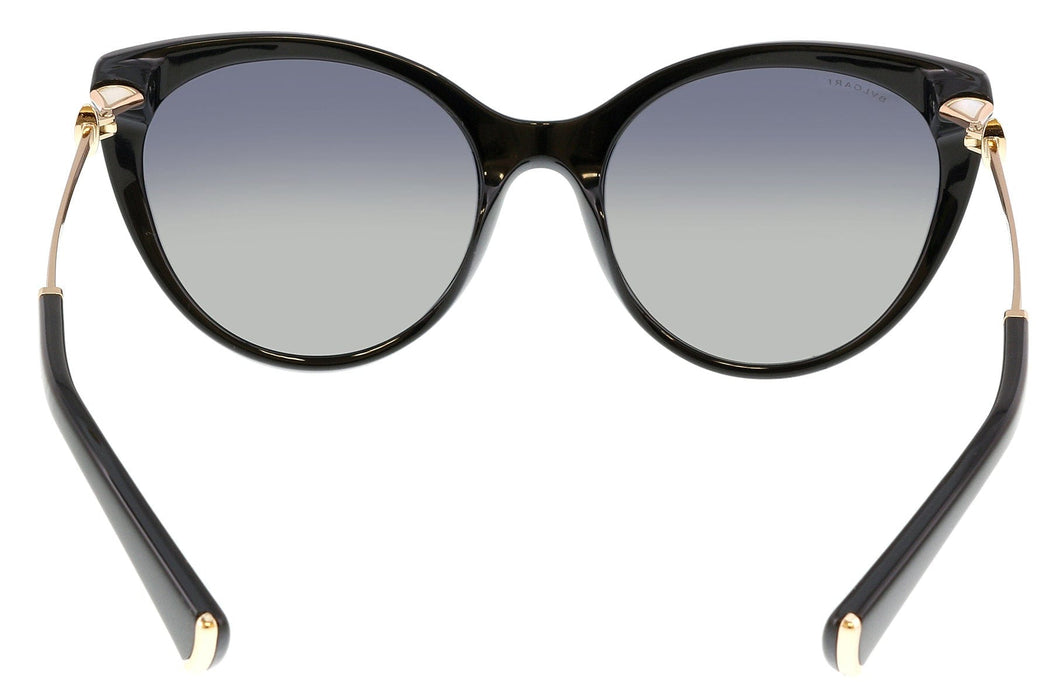Bulgari BV8195KB 5195T3 Black Cat Eye Sunglasses