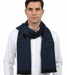 Roberto Cavalli ESZ061 04500 Blue Wool Blend Signature Mens Scarf