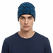 Roberto Cavalli  ESZ026 D0174 Black/Aquamarine Jaguar Beanie Hat
