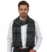 Roberto Cavalli ESZ064 LU053 Grey/ Black Wool Blend Mens Scarf