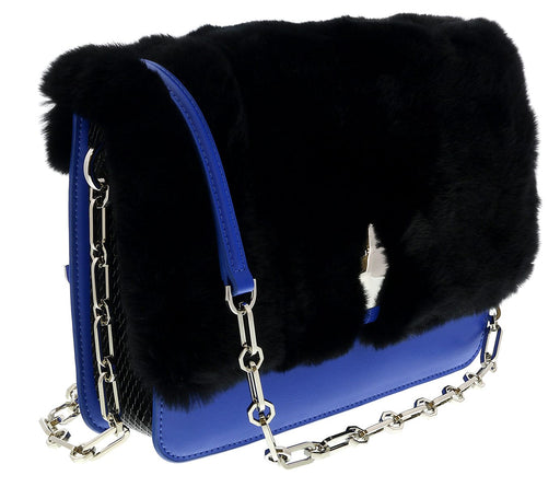 Roberto Cavalli HXLPG9 080 Blue Shoulder Bag