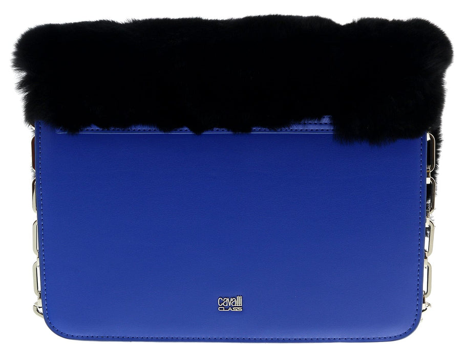 Roberto Cavalli HXLPG9 080 Blue Shoulder Bag