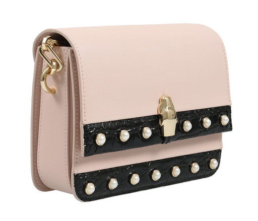 Roberto Cavalli HXLPAY D96 Nude/Black Shoulder Bag