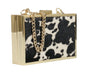 Roberto Cavalli HXLPA7 C15 Black/ White Box Clutch