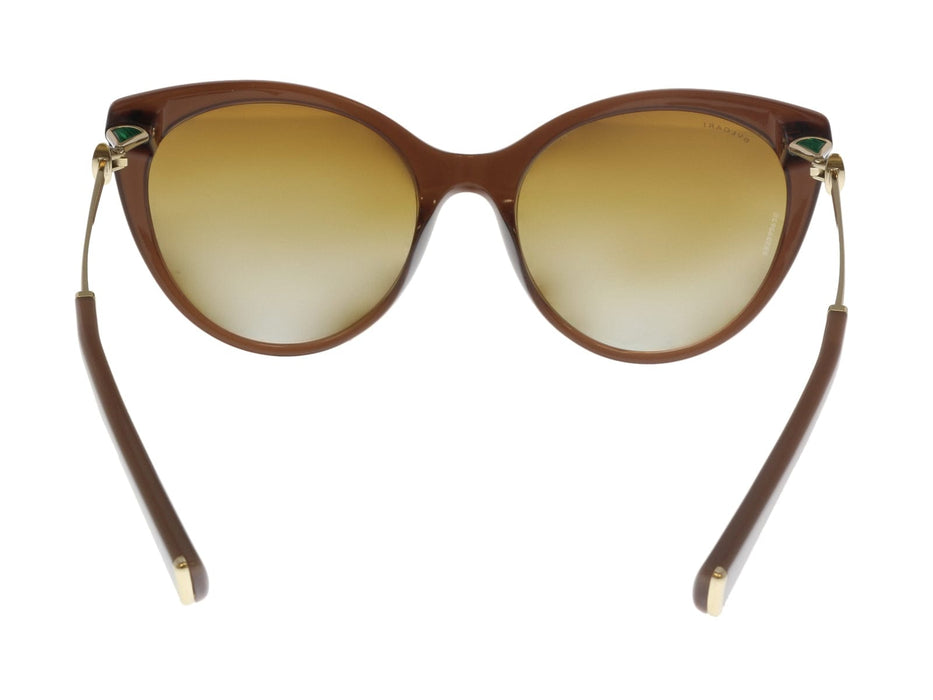 Bulgari BV8195KB 5431T5 Light Brown Cat Eye Sunglasses