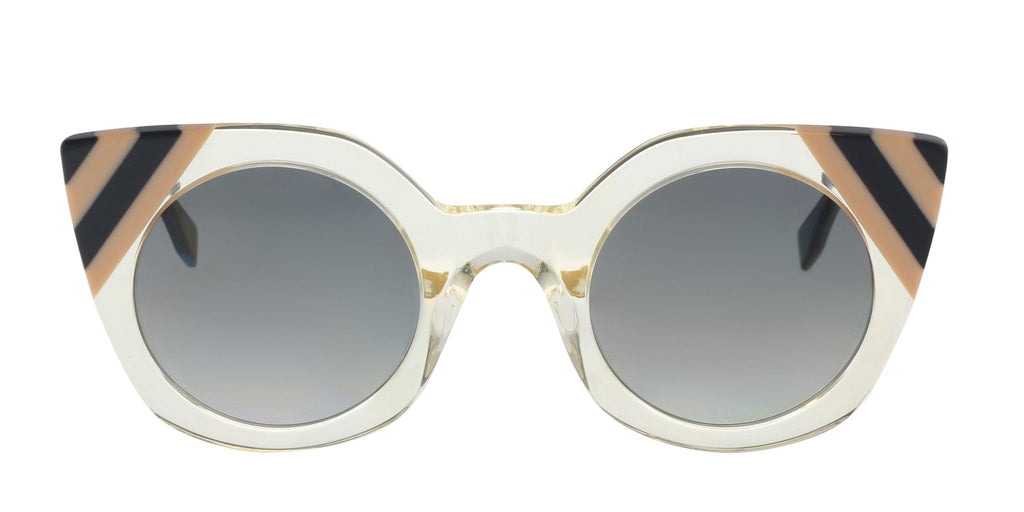 FENDI  Yellow Cat Eye Sunglasses