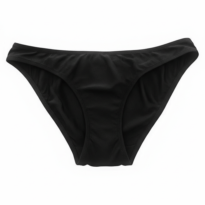 Dolce & Gabbana Black Classic High Cut Bikini Bottom