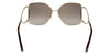 Chloe CE135/S 757 Gold/Havana Butterfly Sunglasses-Oversized fit
