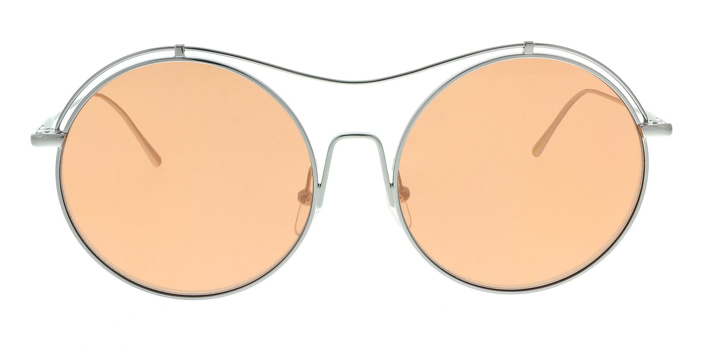 Calvin Klein CK2161S 060 Shiny Gunmetal Round Sunglasses