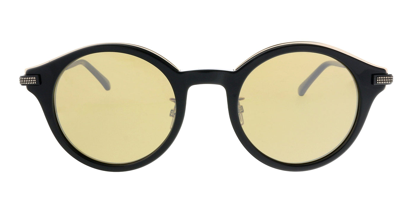 Jimmy Choo NICK/S 02M2 Black/Gold Round Sunglasses