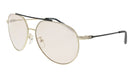 Michael Kors 0MK1041 Antigua 101473 Pale Gold Aviator Sunglasses