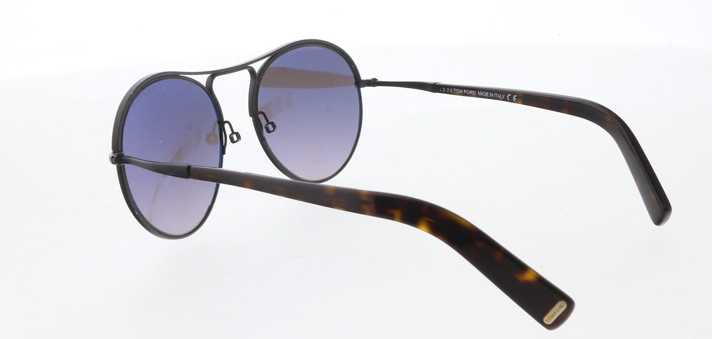 Damaged/ Store Return Tom Ford FT0449 05K Jessie Black Aviator Sunglasses