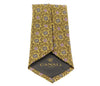 Canali Gold Pure Silk Mosaic Tile Pattern Tie- Blade Width 3in