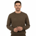Baldisseri di Perugia Cashmere Blend Mens Brown Crewneck Sweater-XL