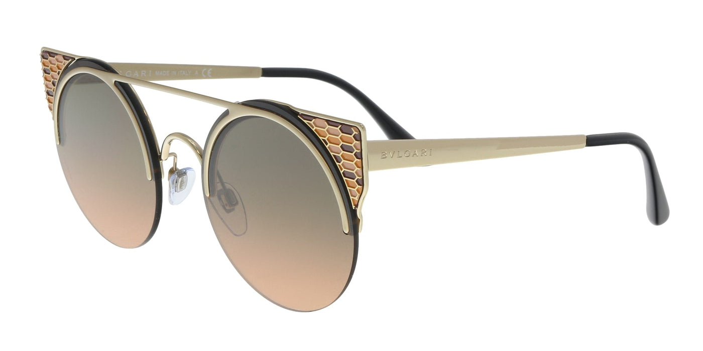 Bulgari BV6088 202218 Matte Pale Gold Cat eye Sunglasses