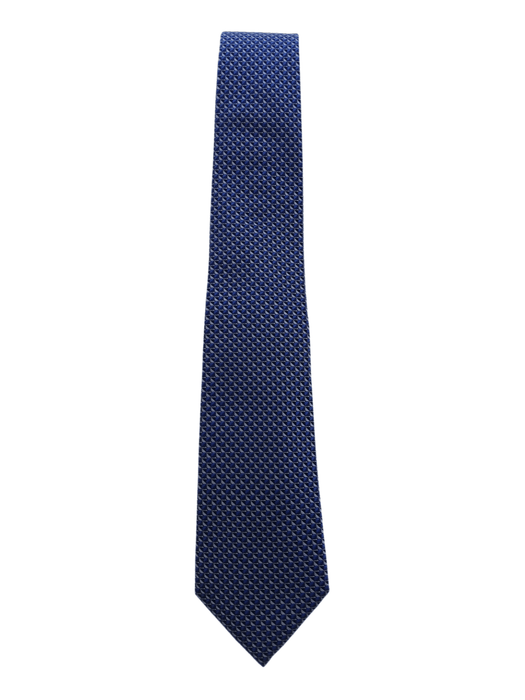 Canali Purple Geometric Pattern 100% Silk Tie