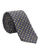 Canali Yellow Geometric Pattern 100% Silk Tie