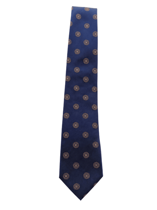 Canali Blue Diagonal Stripe 100% Silk Tie