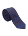 Canali Blue Micro Pattern 100% Silk Tie