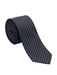 Canali Blue Textured Pattern 100% Silk Tie
