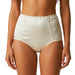 Dolce & Gabbana High-Waisted Soft White Satin Briefs-S