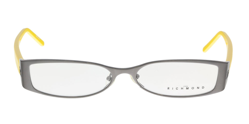 John Richmond  Silver Rectangular Opticals