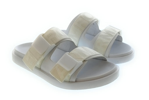 Emporio Armani Men's White Double-Strap Logo Sport Sandals-8