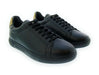 Emporio Armani Men's Black Gold Leather Low-Top Sneakers-10