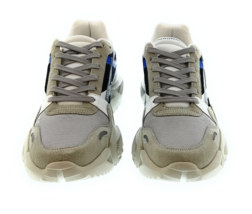 Emporio Armani Men's Black Navy Chunky Trail Sneakers-10