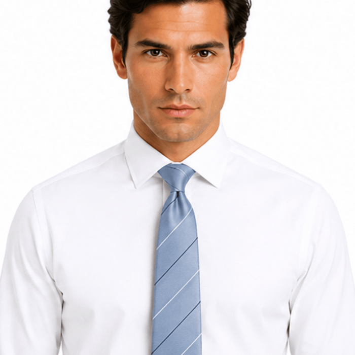 Emporio Armani Silk Violet Striped 3in Tie – Made in Italy