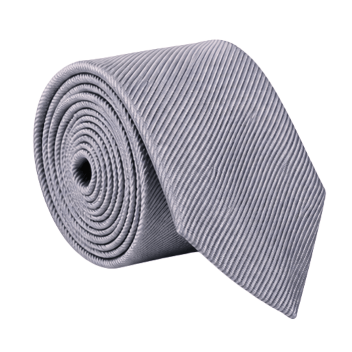 Emporio Armani Silk Silver Blue Striped 3in Tie – Made in Italy