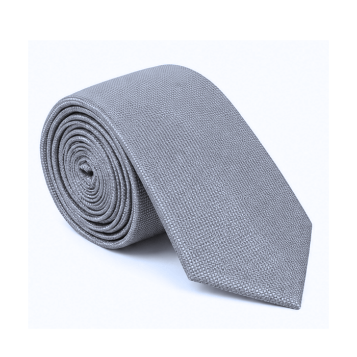 Emporio Armani Silk Blue Silver Mist Squared 3in Tie – Made in Italy