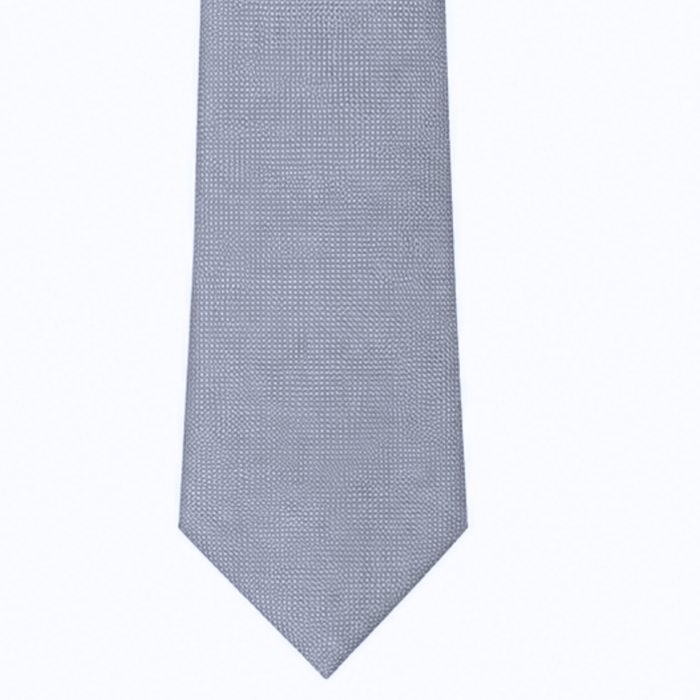 Emporio Armani Silk Blue Silver Mist Squared 3in Tie – Made in Italy